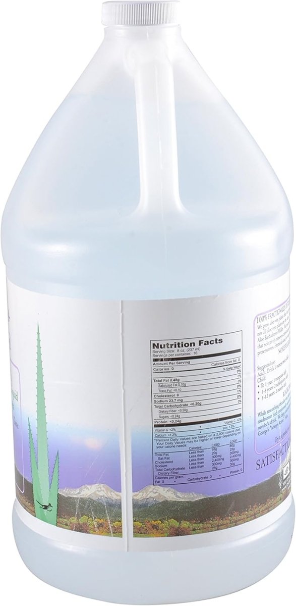 Aloe Juice, One Gallon (128 oz) - Spring Street Vitamins