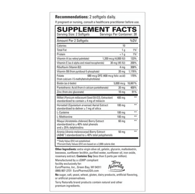 Hair, Skin & Nail Essentials, 60 Softgels - Spring Street Vitamins