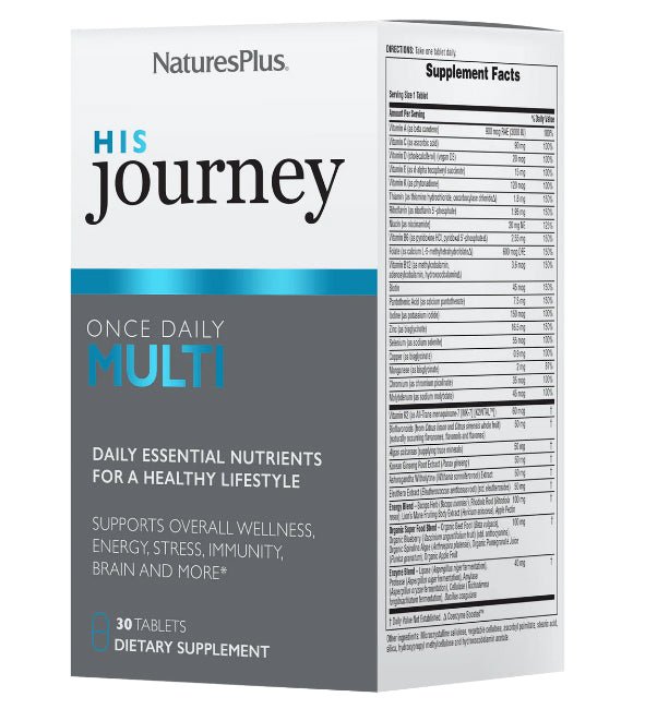 HIS Journey Multi - Vitamin, 30 Tablets - Spring Street Vitamins