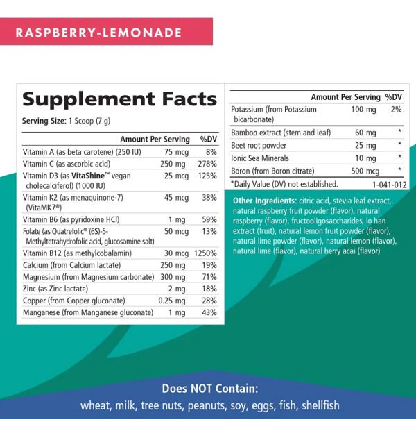 Ionic - Fizz Super D3 - K2 Calcium Plus, 30 Servings - Spring Street Vitamins