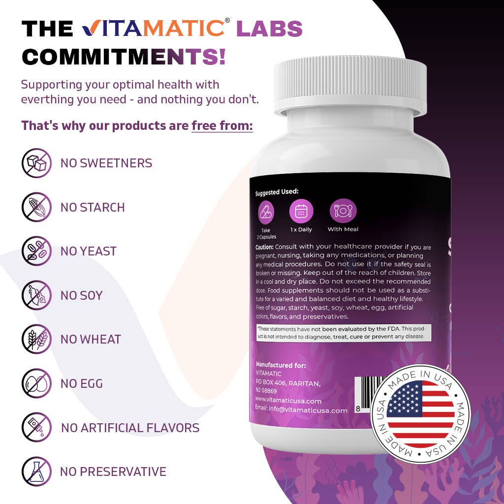 Irish Sea Moss & Black Seed Oil, 180 Vegetarian Capsules - Spring Street Vitamins