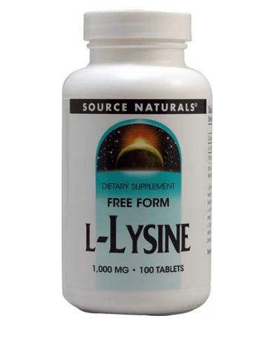 L - Lysine, 1000 mg, 100 Tablets - Spring Street Vitamins