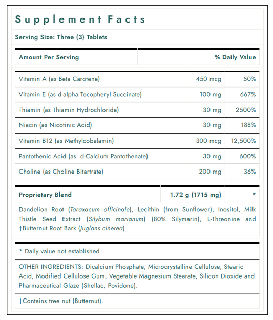 Liver Wellness, 90 Vegetarian Tablets - Spring Street Vitamins