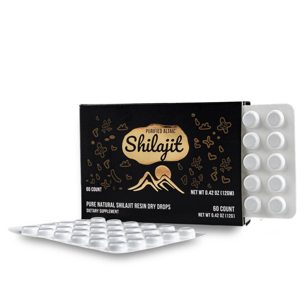 Shilajit Cold Pressed Extract, 60 Tablets - Spring Street Vitamins