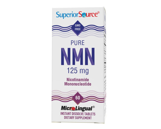 Stabilized NMN (Nicotinamide Mononucleotide) 125 mg, 60 Tablets - Spring Street Vitamins