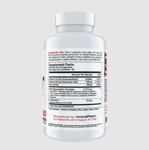 Stage 1 TEST REJUVENATION, 180 Capsules - Spring Street Vitamins