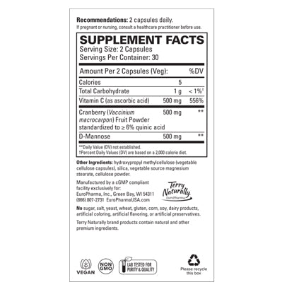 Urinary Tract Intensive Support*, 60 Vegetable Capsules - Spring Street Vitamins