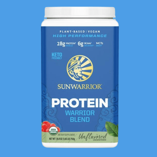 Warrior Blend Unflavored Protein - Plant Protein Powder, 750g - Spring Street Vitamins