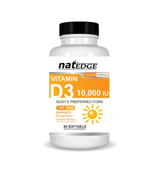 D3 10,000 IU (250mcg), 90 Softgels - Spring Street Vitamins