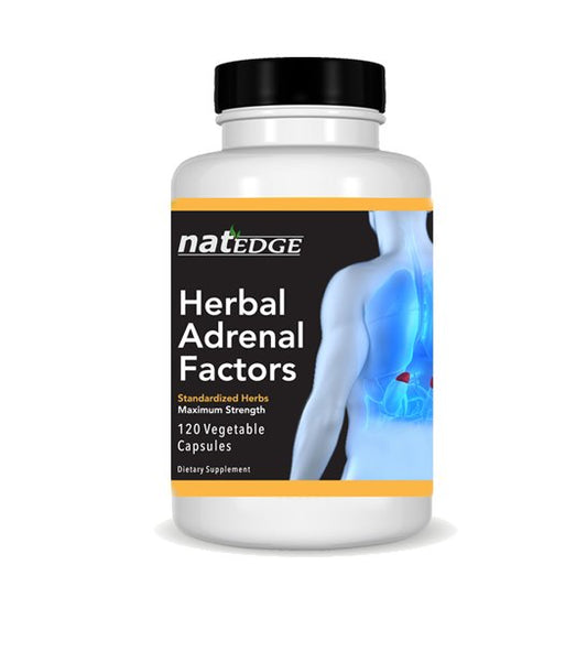 Herbal Adrenal Factors, 120 Vegetable Capsules - Spring Street Vitamins