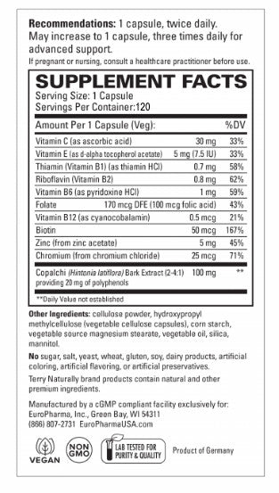 Sucontral D, Blood Sugar Balance, with Hintonia latiflora - Spring Street Vitamins