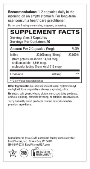 Thyroid Care, 120 Vegetable Capsules - Spring Street Vitamins