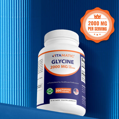 Glycine 2000mg | Sleep & Recovery | 300ct