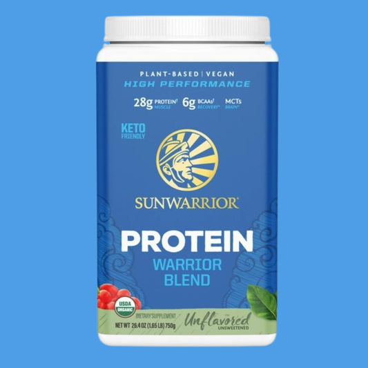 Warrior Blend Unflavored Protein - Plant Protein Powder, 750g