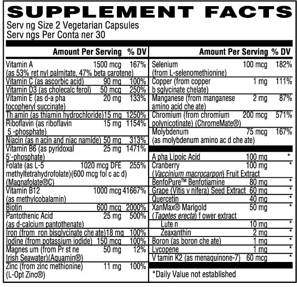 Advanced WOMEN's Multi Vitamin Caps, 60 Vegetarian Capsules - Spring Street Vitamins