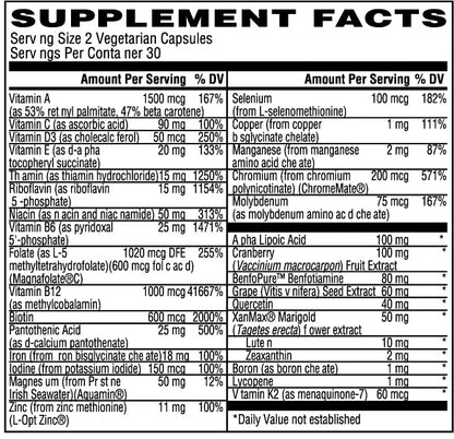 Advanced WOMEN's Multi Vitamin Caps, 60 Vegetarian Capsules - Spring Street Vitamins