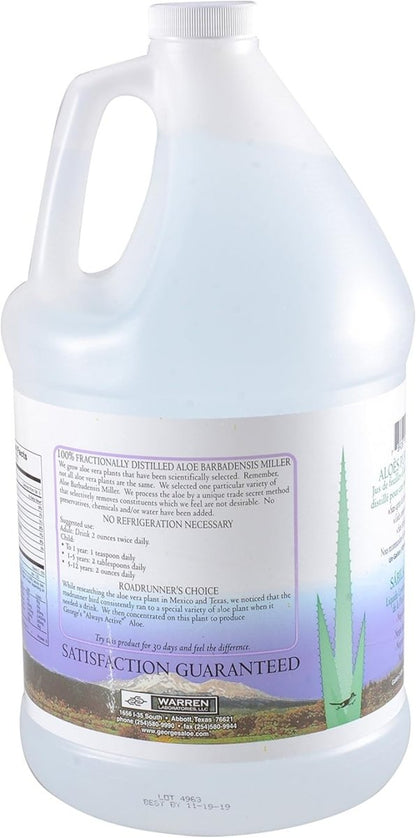 Aloe Juice, One Gallon (128 oz) - Spring Street Vitamins