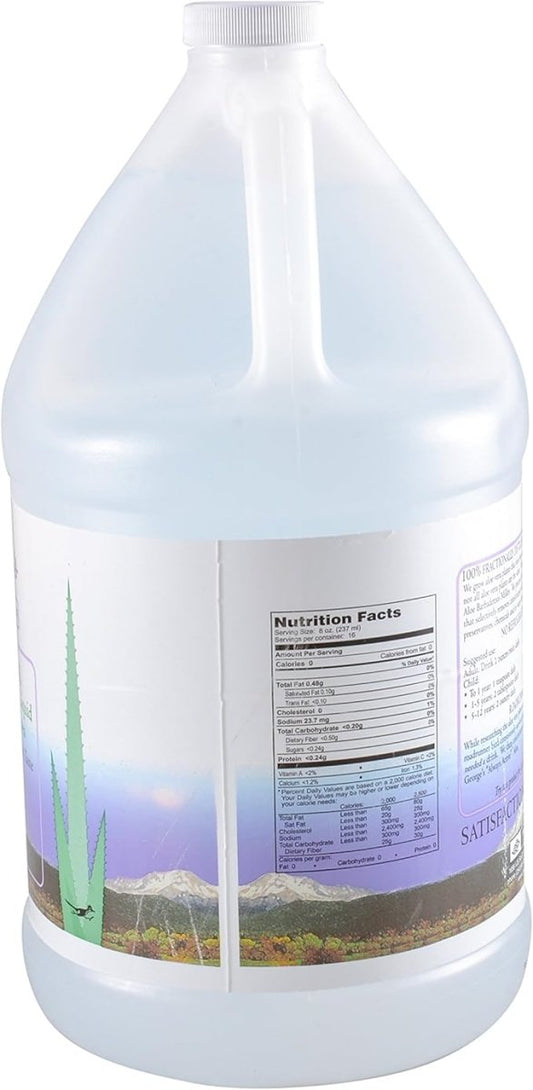 Aloe Juice, One Gallon (128 oz) - Spring Street Vitamins