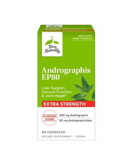 Andrographis EP80™ Extra Strength, 60 Vegetable Capsules - Spring Street Vitamins