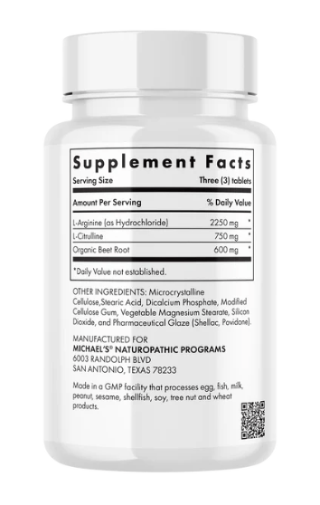 Arginine Citrulline, 90 Vegetarian Tablets - Spring Street Vitamins