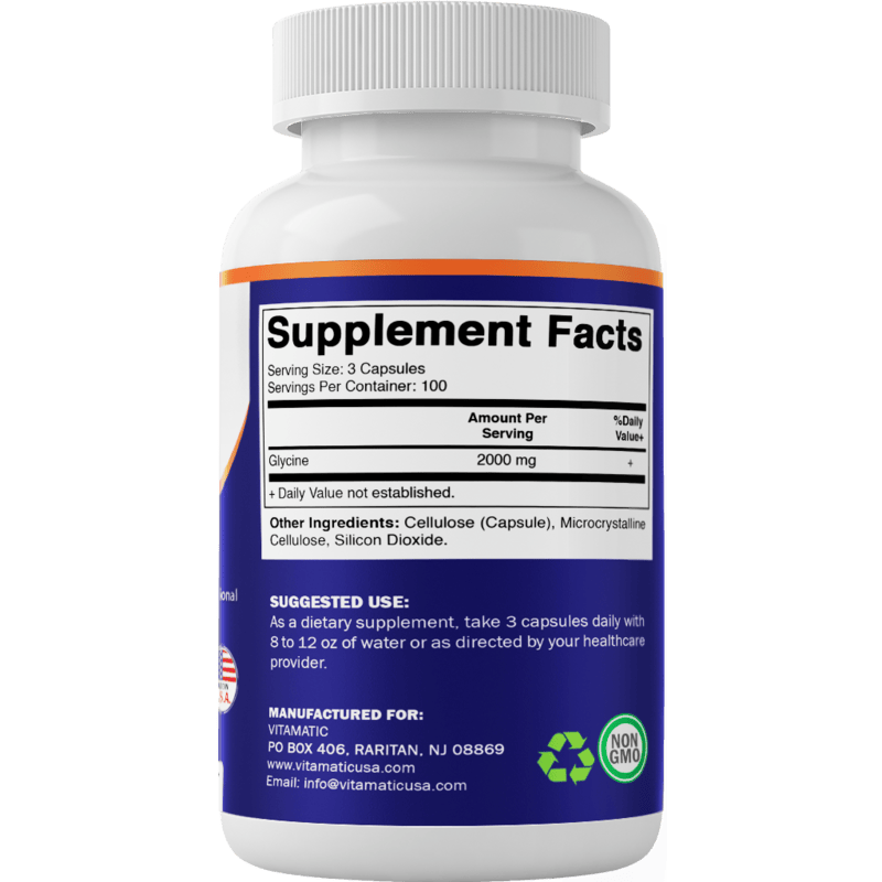 Glycine 2000mg | Sleep & Recovery | 300ct