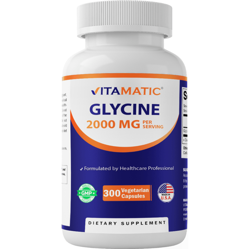 Glycine 2000mg | Sleep & Recovery | 300ct