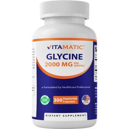 Glycine 2000mg | Sleep & Recovery | 300ct