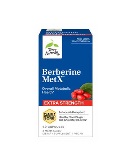 Berberine MetX™ Extra Strength, 60 Vegetable Capsules - Spring Street Vitamins