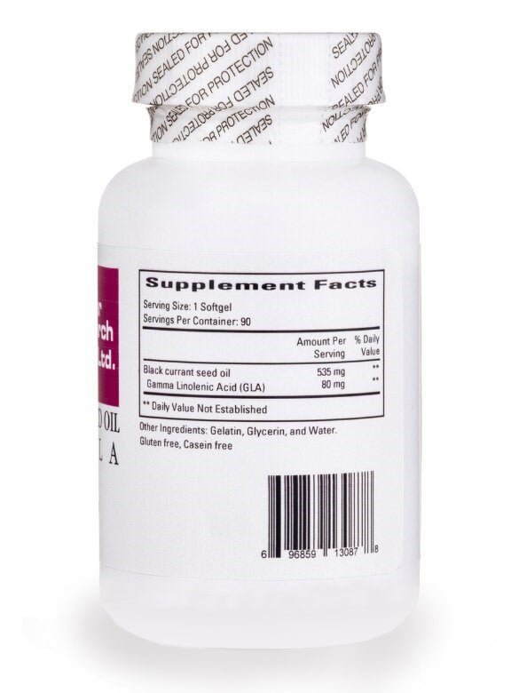 Black Currant Seed Oil, 90 Softgels - Spring Street Vitamins