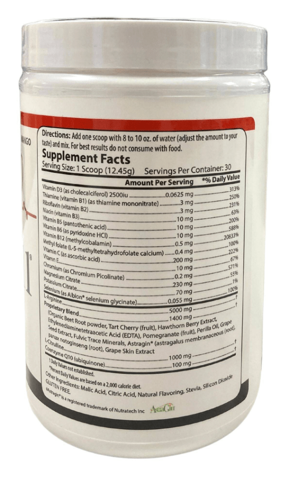 Cardio 911, Nitric Oxide Powder, 30 Servings - Spring Street Vitamins