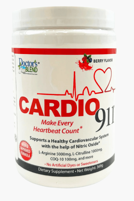 Cardio 911, Nitric Oxide Powder, 30 Servings - Spring Street Vitamins