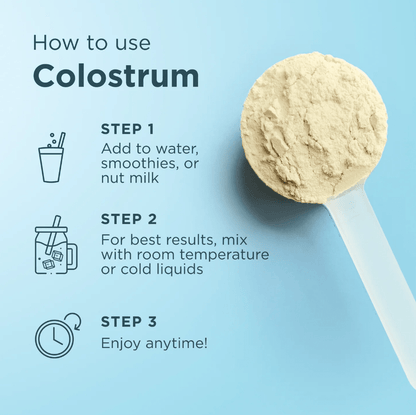 Colostrum, Grass Fed, Unflavored, 60 Servings (78 gm) - Spring Street Vitamins