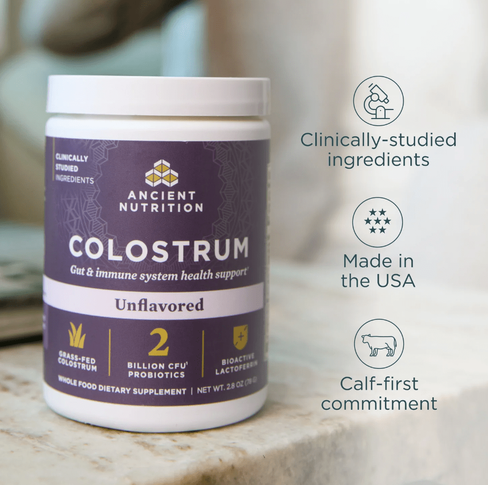 Colostrum, Grass Fed, Unflavored, 60 Servings (78 gm) - Spring Street Vitamins