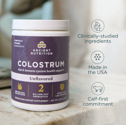 Colostrum, Grass Fed, Unflavored, 60 Servings (78 gm) - Spring Street Vitamins