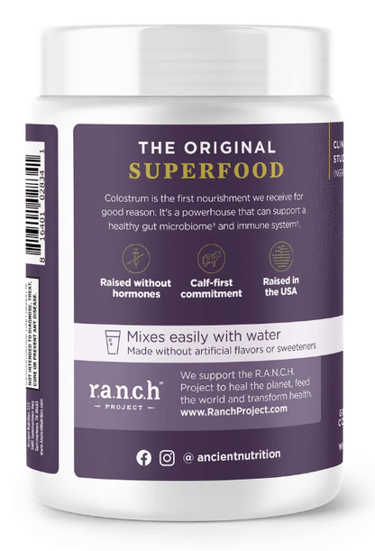 Colostrum, Grass Fed, Unflavored, 60 Servings (78 gm) - Spring Street Vitamins