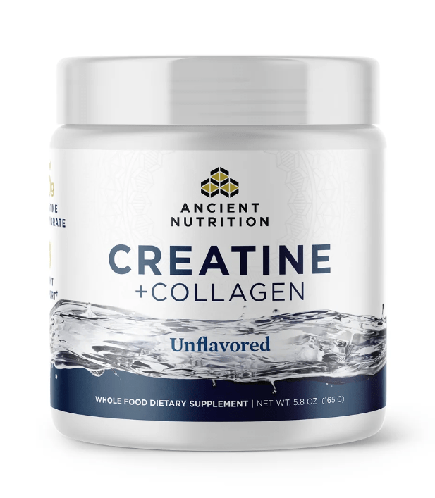 Creatine + Collagen, Unflavored, 30 Servings (165 gm) - Spring Street Vitamins