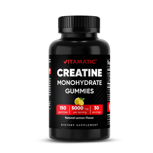 Creatine Gummies 5 gm - Lemon Flavor - 150 Count - Spring Street Vitamins