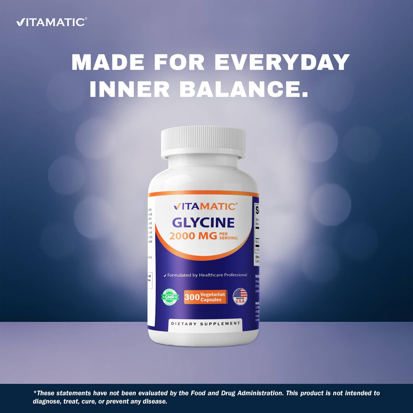 Glycine 2000mg | Sleep & Recovery | 300ct