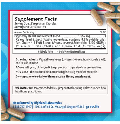 GO - OUT Extra Strength, 60 Vegetable Capsules - Spring Street Vitamins