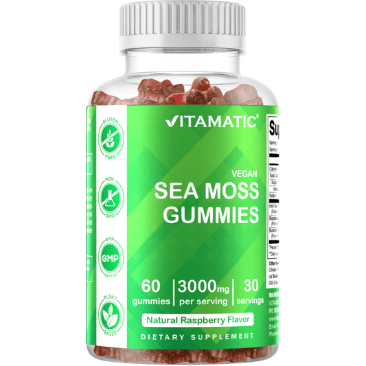 Irish Sea Moss Gummies 3000 mg, 60 Gummies - Spring Street Vitamins
