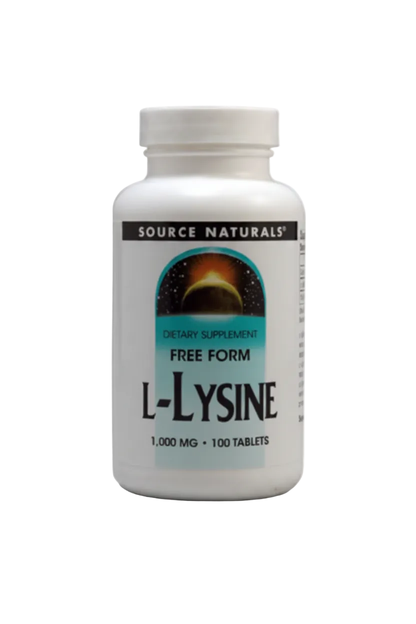L-Lysine, 1000 mg, 100 Tablets - Spring Street Vitamins
