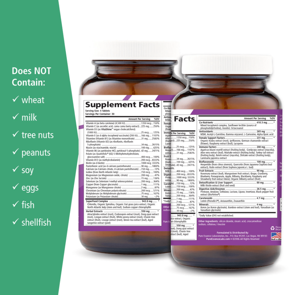 Longevity Women, 120 Tablets - Spring Street Vitamins