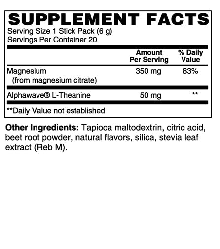 MagnaCalm Drink Mix, Mixed Berry, 20 Sticks - Spring Street Vitamins