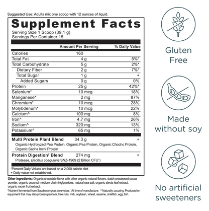 Multi Protein Plant Based, 1.2 LB - Spring Street Vitamins