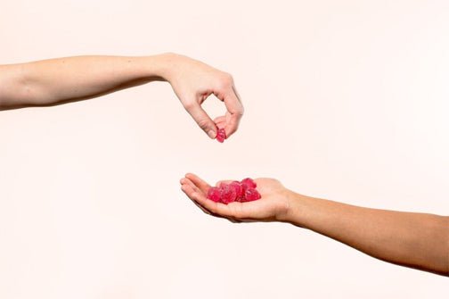 Organic CBD Gummies, 25mg Full Spectrum, 30 count, Raspberry Lemonade Flavor - Spring Street Vitamins