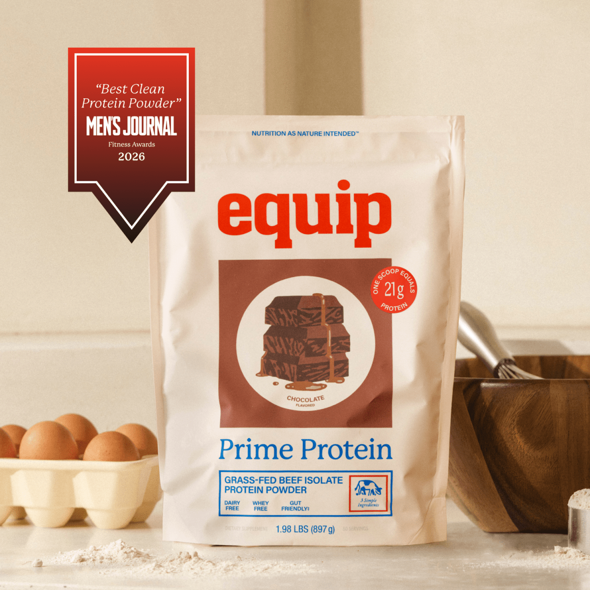 Prime Protein, Beef Isolate Protein Powder, 30 Servings - Spring Street Vitamins