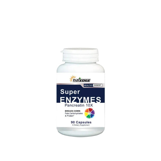 Super Digestive Enzymes Pancreatin 10X, 90 Capsules - Spring Street Vitamins