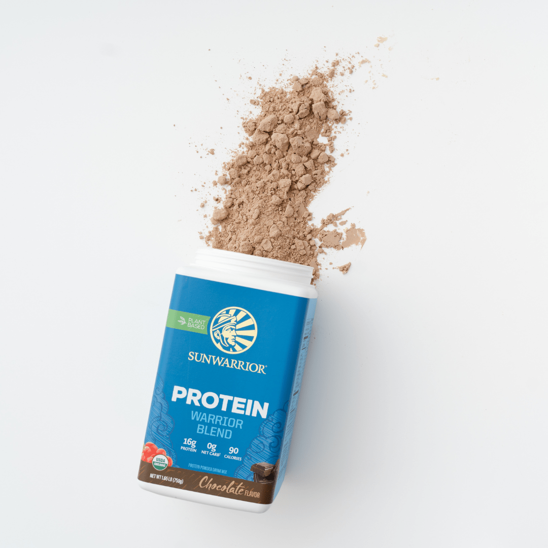 Warrior Blend Chocolate Protein - Plant Protein Powder, 750g - Spring Street Vitamins