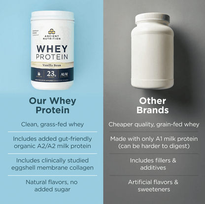 Whey Protein with A2/A2 Milk, 20 Servings - Spring Street Vitamins