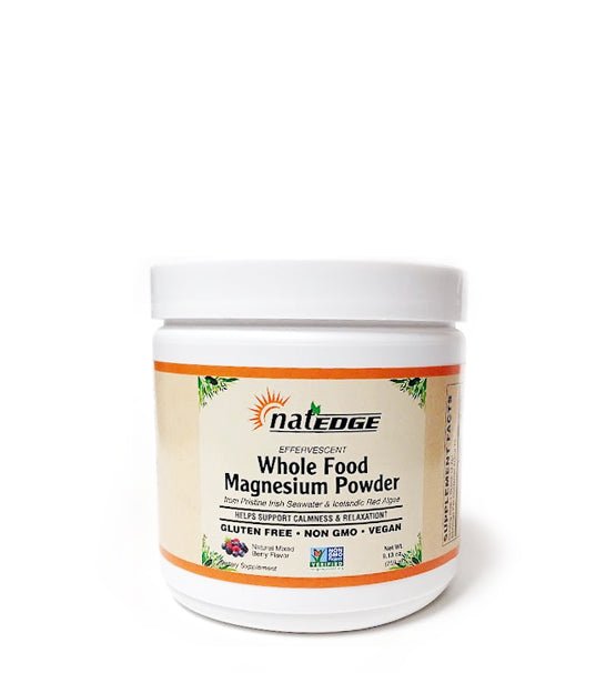 Whole Food Magnesium Powder, Mixed Berry, 70 Servings - Spring Street Vitamins